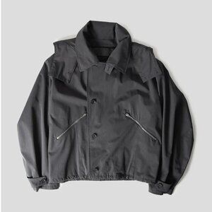 LEMAIRE, Gray Boxy Military Blouson [UNISEX]